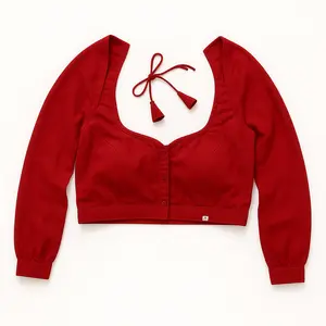 Georgette chiffon Blouse Long Sleeve Breathable Shirts