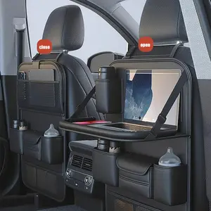 Multifunctional Car Seat Back Storage Bag, Foldable Dining Table, In-car Storage Box, Car Interior Accessories for Car Stowing & Tidying
