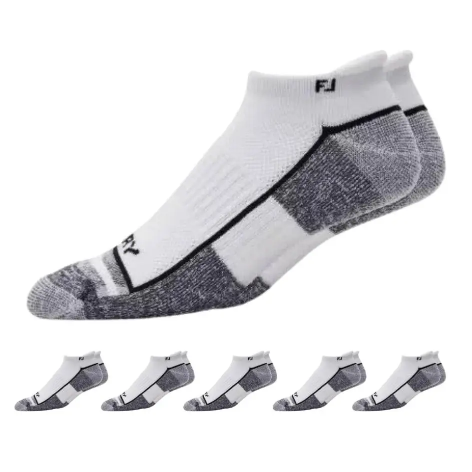 FootJoy ProDry Roll Tab Golf Socks • Premium Moisture-Wicking Low Cut Socks with Non-Slip Heel Support • Breathable Cushioned Men's & Women's Performance Athletic Golf Socks