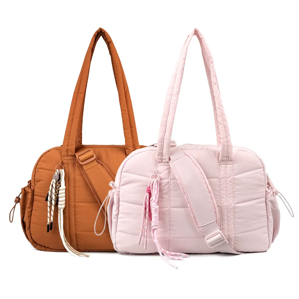 Multi-Functional Tote for Women – 17L, Water Bottle Pocket, Charm Included – Work, Gym, Weekend, Commute – All-in-One Bag