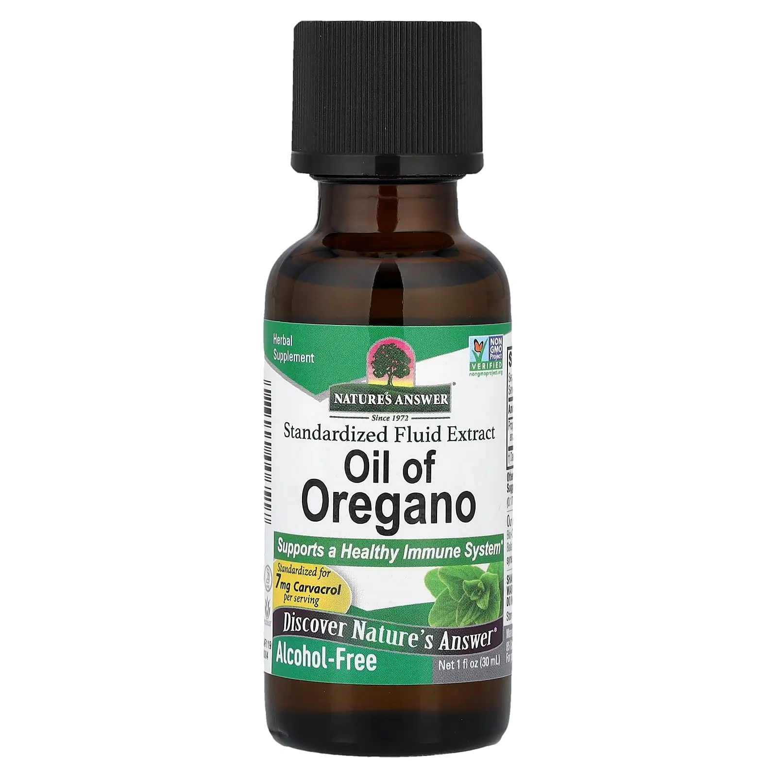 Nature's Answer Oil of Oregano, Alcohol-Free, 1 fl oz (30 ml)