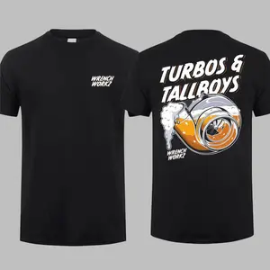 Wrenchworkz Turbos & Tallboys T-shirt For Fan Diesel Lover Gift Top Menswear Truck Lover Tee Made in USA High-Quality Cotton Tshirt - Fabric