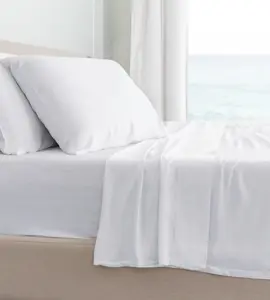 Luxurious Classic Bamboo Bed Sheet Set - Soft Twill Weave Finish, 100-Night Trial, odor and allergen resistant