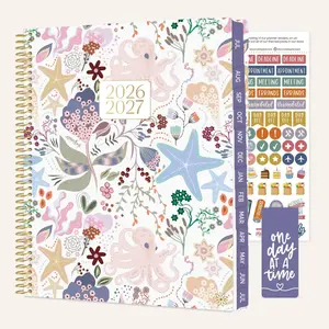 2026–27 Soft Cover Planner, 8.5" x 11" | Seaside Whimsy