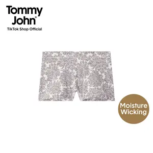 Tommy John Women’s Cotton Boyshort | Breathable Moisture-Wicking Underwear | Full Coverage, No Ride-Up, Stretch Fit, Tagless Comfort