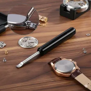 Anti-Slip Pry Tool for Smart & Mechanical Watches: No-Scratch Case Opener, Battery Replacement Tool, Watch Repair Kit with Non-Slip Grip. Perfect for Watchmakers & DIY.