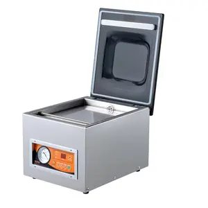 VEVOR Chamber Vacuum Sealer, 260W Sealing Power, Vacuum Packing Machine for Wet Foods, Meats, Marinades and More, Compact Size with 10.2" Sealing Length, Applied in Home Kitchen and Commercial Use