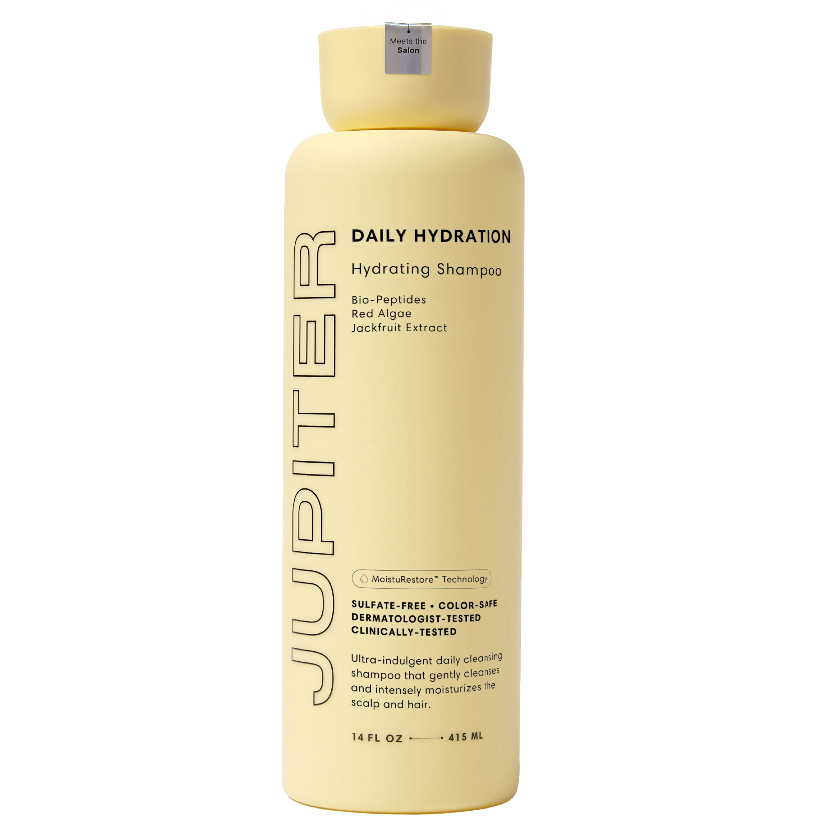 Jupiter Hydrating Shampoo for Dry Scalp, Flakes and Tightness, Sulfate Free, Natural Fragrance - Vegan - Color Safe & Paraben Free