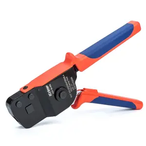 iCrimp PEX Clamp Tool, One Handed PEX Crimper for 3/8-in, 1/2-in, 3/4-in, 1-in Stainless Steel Clamps, ICP-BJ02