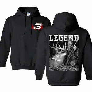 Dale Earnhardt With Deer Hoodie, Racing Middle Finger Sweater, Hunting Season Vintage Style Unisex T-Shirt, Unisex Graphic Menswear Top For Racing & Hunting Fan Tshirt Streetwear