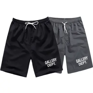 GALLERY DEPT Athletic Shorts casual beach shorts Unisex Ice silk Quick Workout Shorts Men Lightweight Sports Running Shorts
