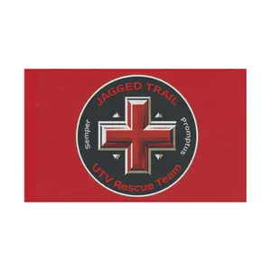 Jagged utv rescue team flag