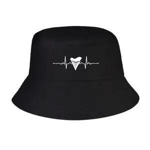 Baseball Cap ECG Heartbeat Shark Tooth Collector