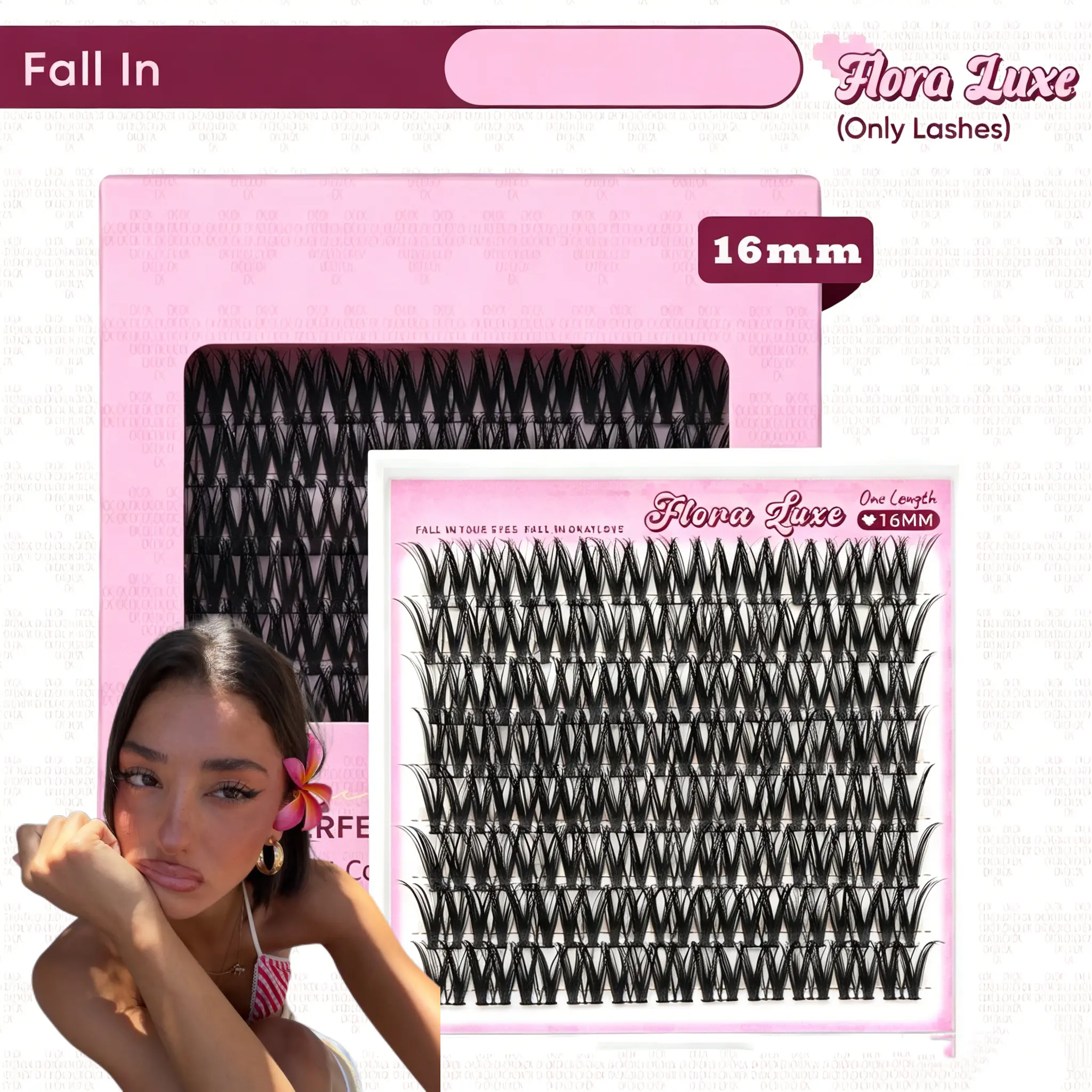 Wtvane Cluster Lashes Natural 16mm
