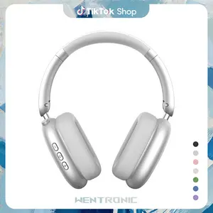 WENTRONIC Y01 Over-Ear Wireless Bluetooth High-Fidelity Hands-Free ANC Foldable Headphones - Hybrid Noise Cancellation, 3.5mm Jack, Memory Function, 48H Playtime, Hi-Res Audio, Memory Foam Earpads, Built-in Mic, iOS/Android Compatibility