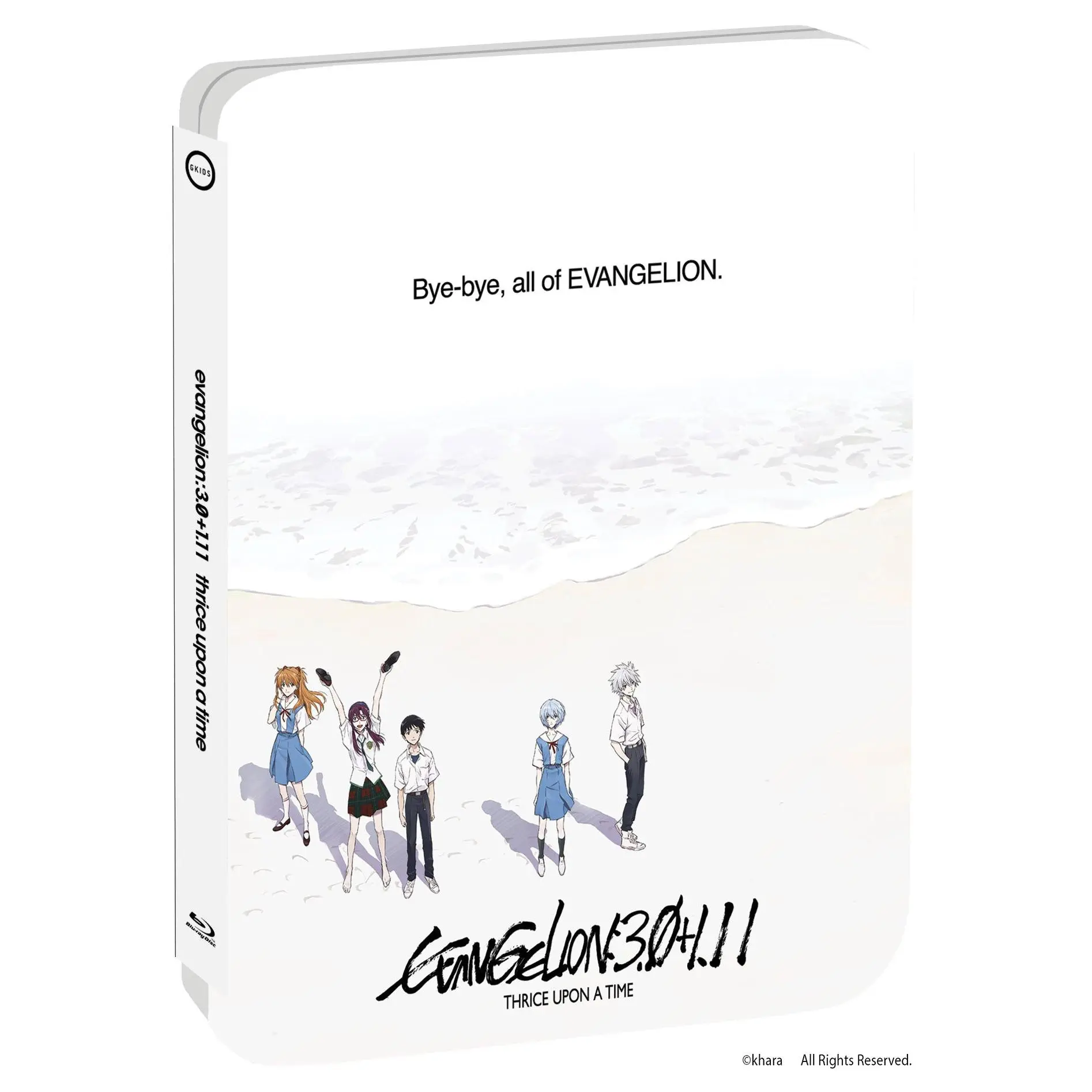 EVANGELION:3.0＋1.11 THRICE UPON A TIME Limited Edition Steelbook [Blu-ray]