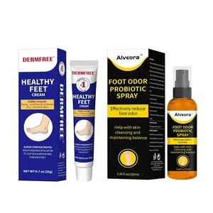 Foot Care Kit – Antifungal Foot Spray & Repair Cream for Odor Removal, Cracked Heels & Smooth Skin
