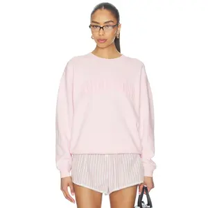 ANINE BING Spencer Sweatshirt in Powder Pink