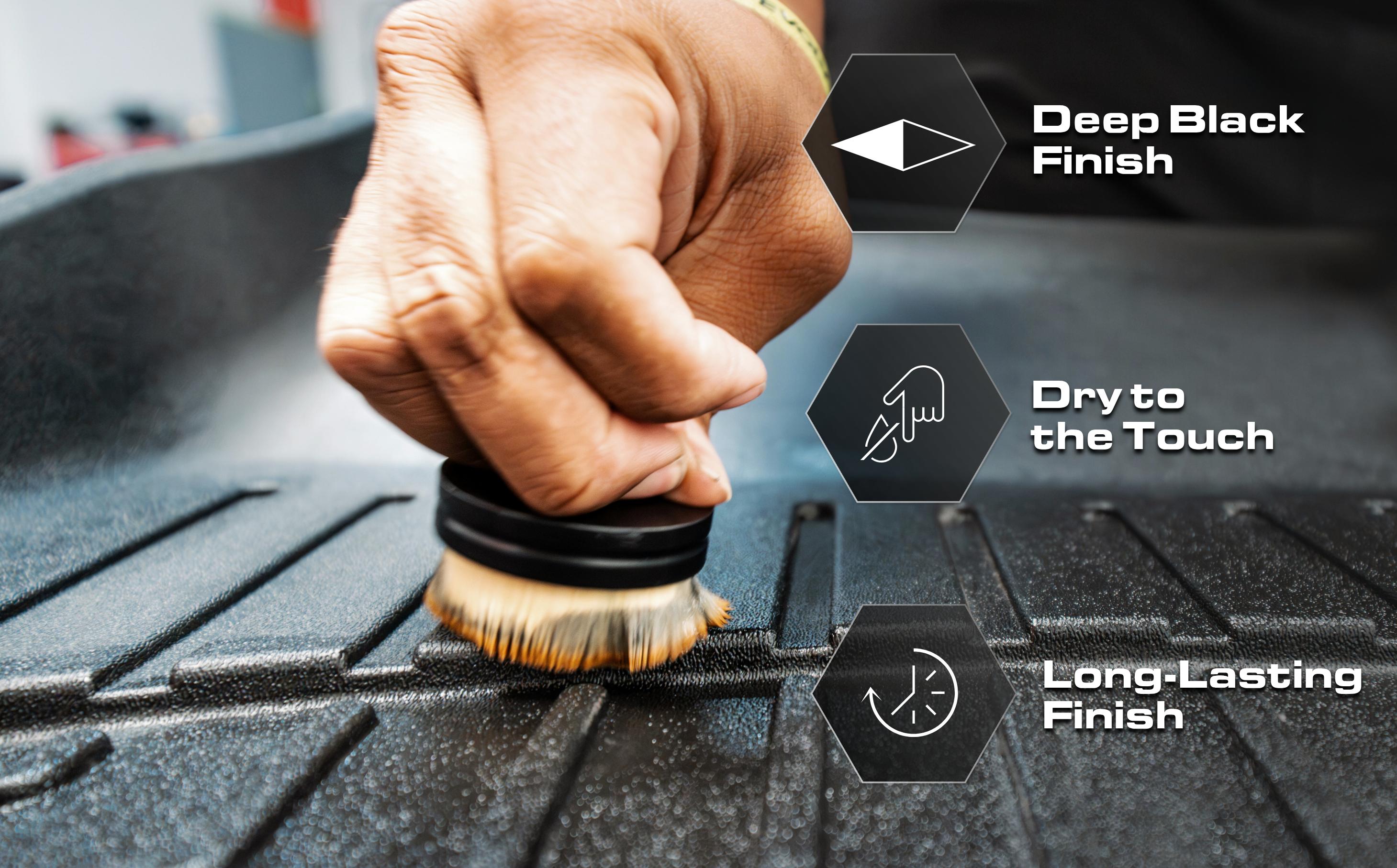 BLACKLINE Blackout Trim & Tire Dressing Bundle – Deep Black No-Sling Shine, Gel & Sprayable Kits with Wheel N' Tire Cleaner, Wheel Mitt & Pro Brush Sets, Complete Wheel Detailing Systems BLACKLINE Blackout Trim & Tire Dressing Bundle – Deep Black No-Sling Shine, Gel & Sprayable Kits with Wheel N' Tire Cleaner, Wheel Mitt & Pro Brush Sets, Complete Wheel Detailing Systems
