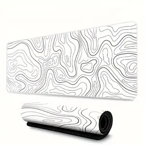 Large Mouse Pad for Desk Gaming Extended Size Non-Slip Rubber Base Stitched Edges Ideal for Smooth Mouse Movements