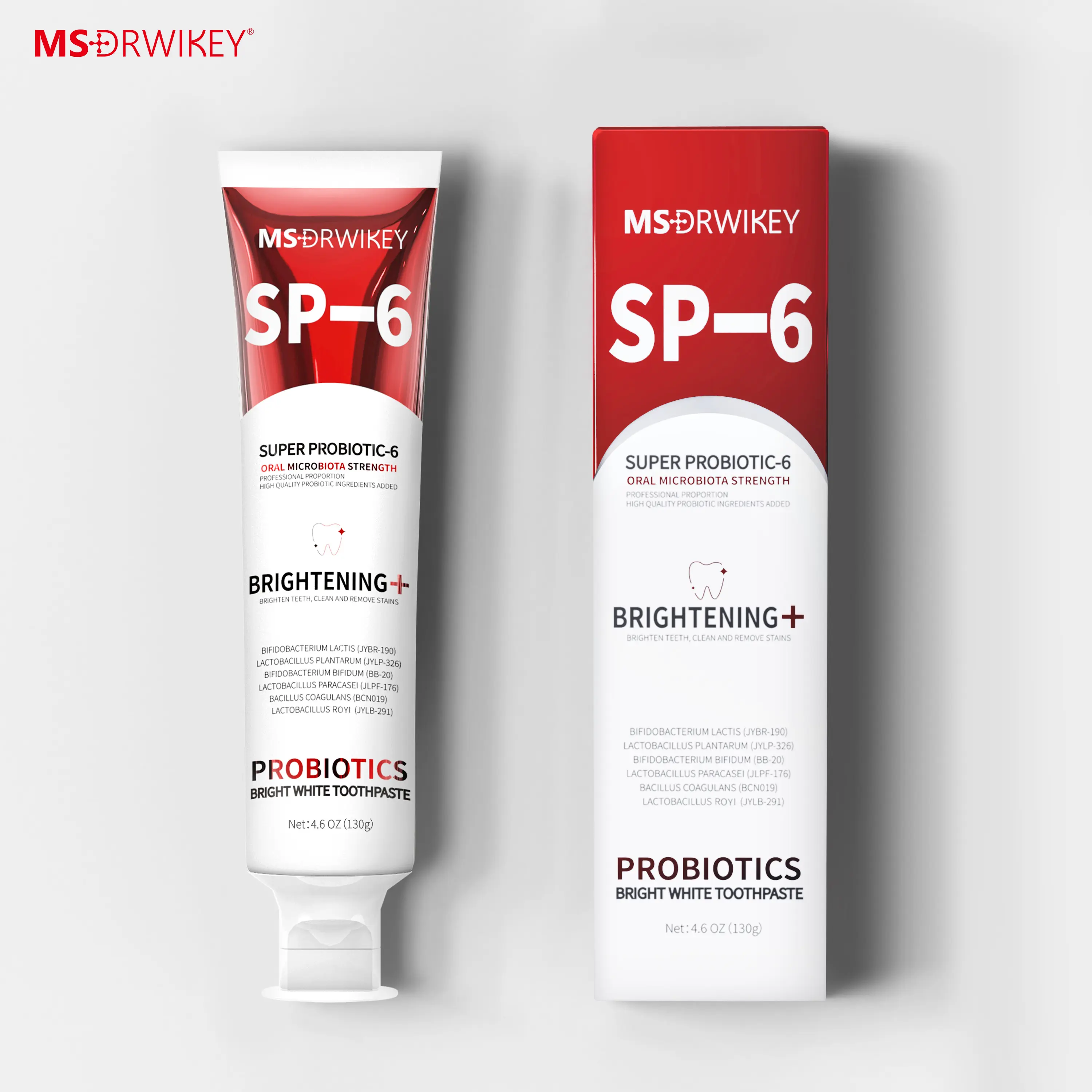 MS-DRWIKEY Super Probiotic Toothpaste Mint Burst – Strengthens Enamel, Brightens Smile & Delivers Long-Lasting Freshness