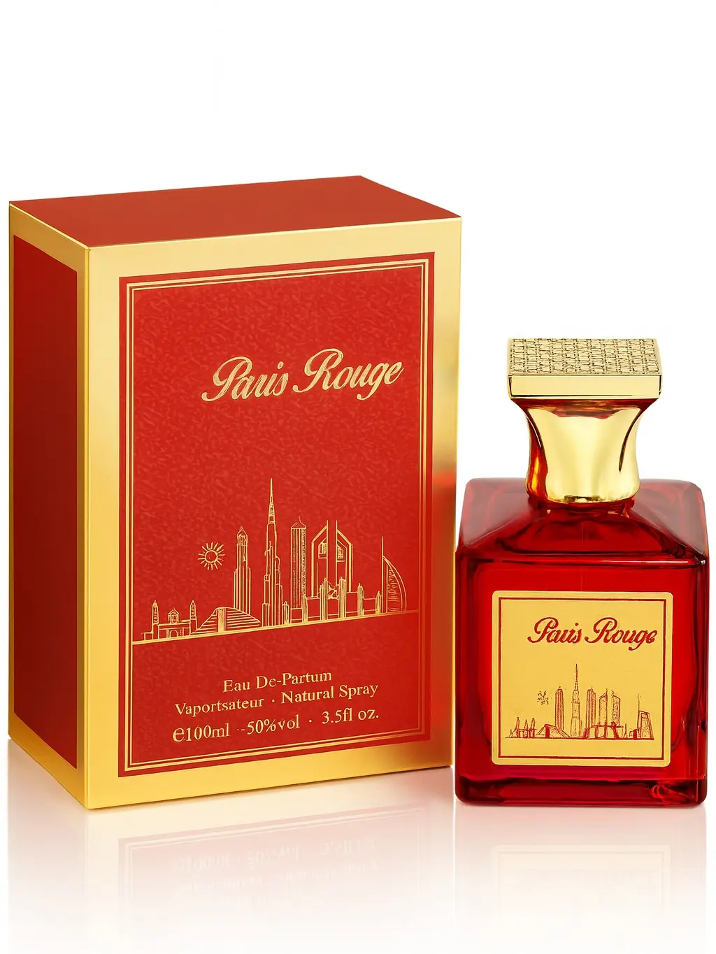 Paris Rouge Unisex Cologne Perfume 3.4oz - Unisex Fragrance