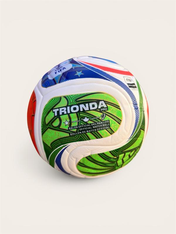 Fifa World Cup Official Soccer Ball - Trionda Pro Model, Official Matchball, Green and White Design, Perfect for Fans