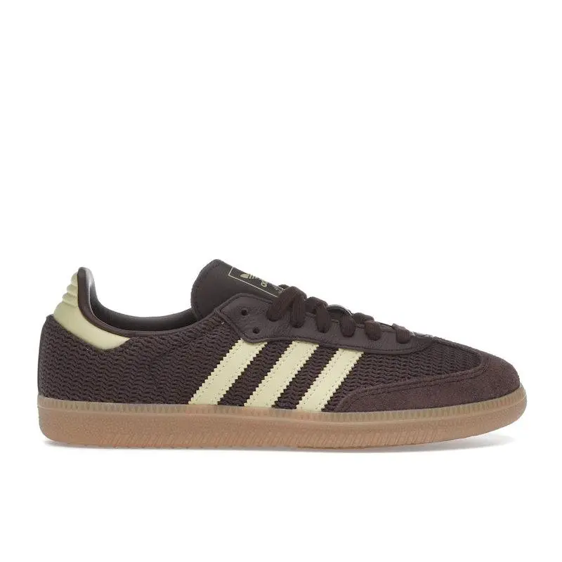 adidas Women's Samba OG Shadow Brown Powder Yellow, from StockX