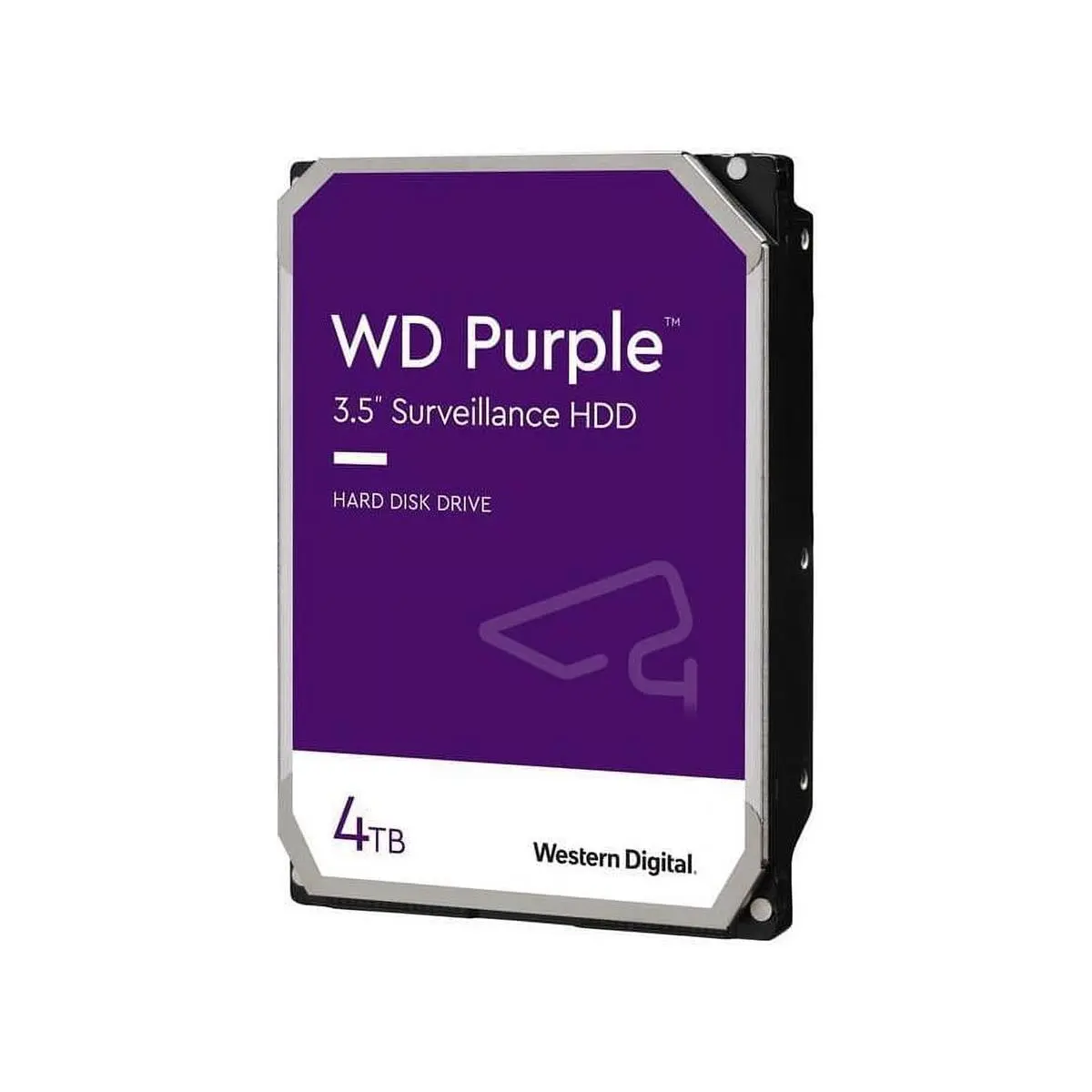Western Digital Purple 3.5-in SATA Surveillance Hard Disk - 4TB HDD Internal Hard Drive, 256MB Cache, 5400 RPM Bare Drive for External Storage