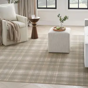 Nourison Grafix Contemporary Plaid Area Rug