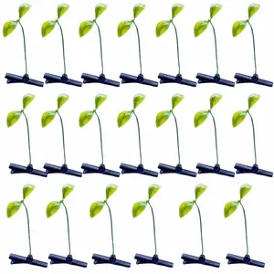 20 Pcs Bean Sprout Hair Clips Little Grasst Hairpins Funny Barrette Headwear Hair Accessories for Women Kids Girls Lady Home School Party Headwear