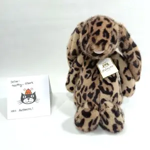 Jellycat Cobblehop Leopard Bunny Plush Exclusive NWT Toy Doll Soft Stuffed Gifts With Dust Bag