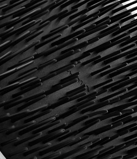 StyleCraft Professional Smoothing Brush - White Hair Care Tool with Black Bristles for Smooth Results - US Series