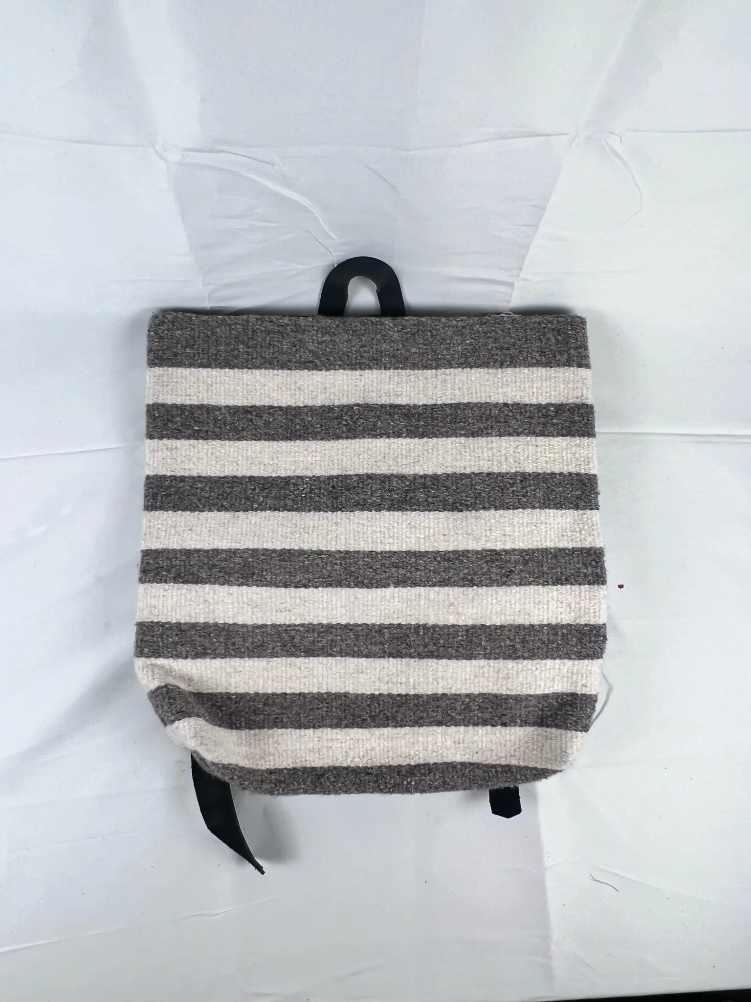 Sierra Stripes Wool Backpack – Handwoven Oaxacan Bag