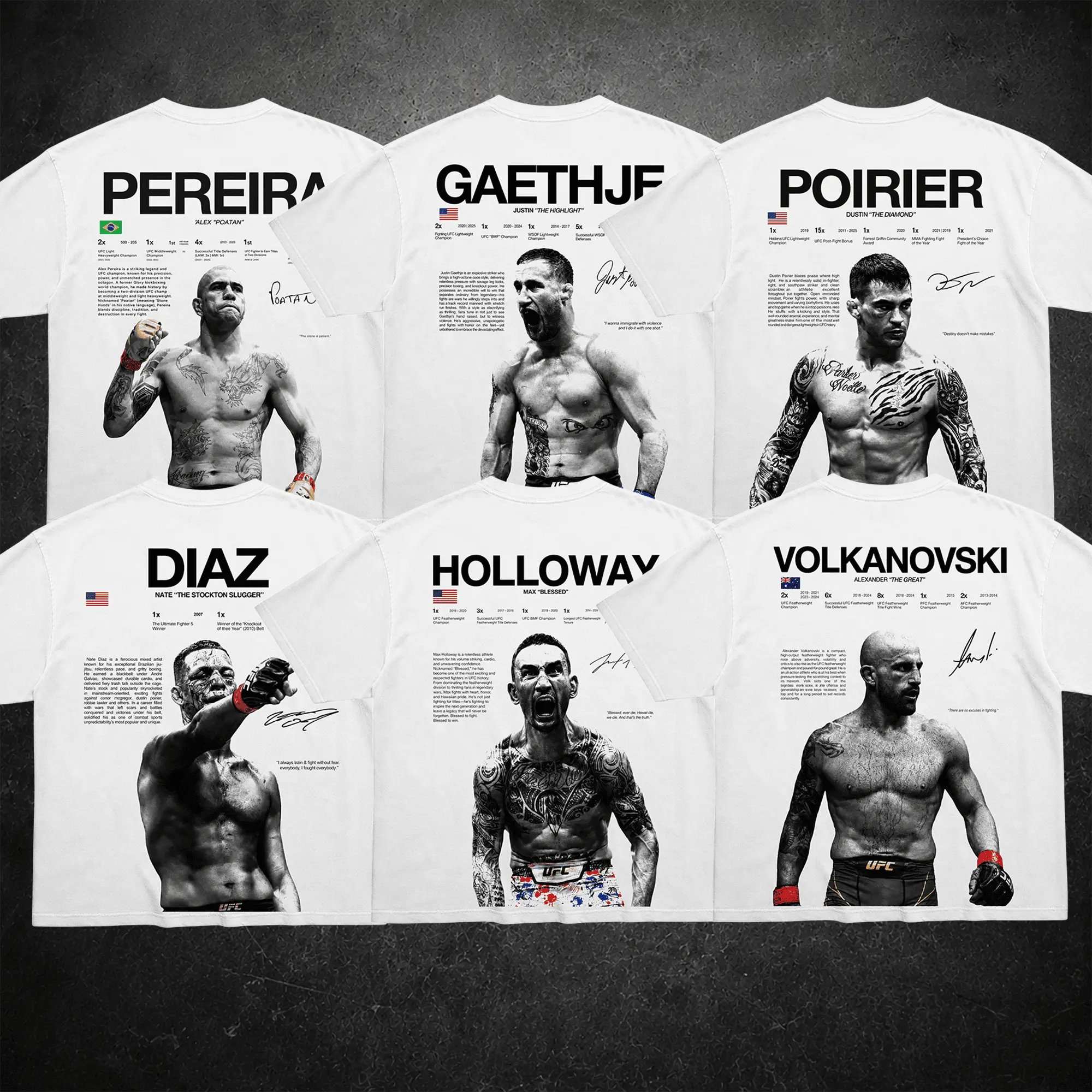 UFC Boxing Legend Collection Tee, UFC Graphic Tee, UFC MMA Shirt, Gift for Fighters, Sports Apparel Cotton Tee, UFC Merch's Fan