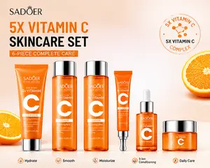 Premium 5X Vitamin C Face Toner, Facial Care Toner, Hyaluronic Acid Hydrat Facial Treatment for Even Skin Tone,Morning & Evening Skincare Women Gift,Vitamin C Facial Care Kit,Gift ideas for mom