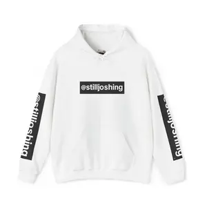 @stilljoshing logo hoodie | Sleepless 'Dance 'til You're Tired' back text