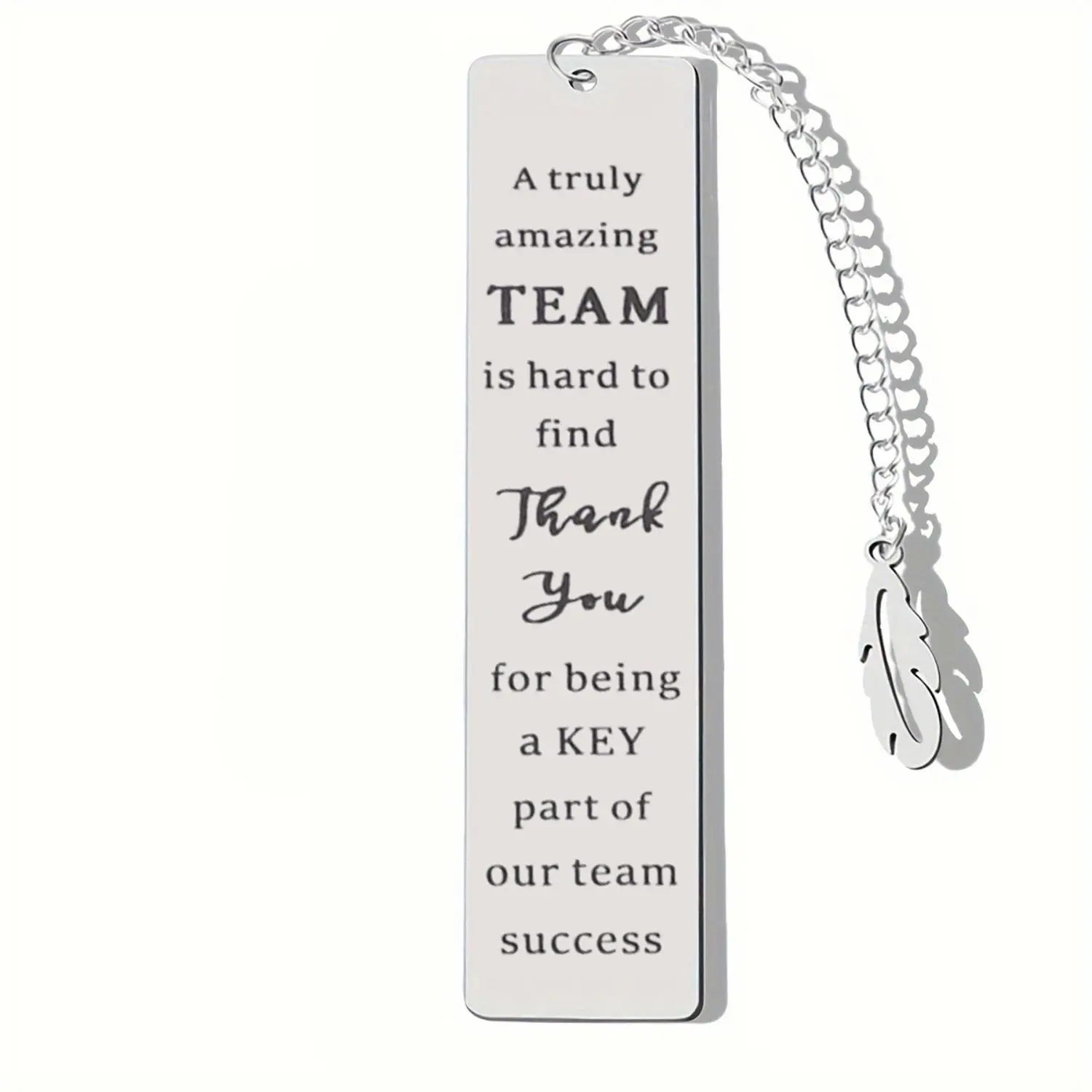 Customized metallic Bookmark, Stainless Steel Bookmark with Gift Box, DIY Engraved Bookmark for Men & Women, Office Stationery & Supplies