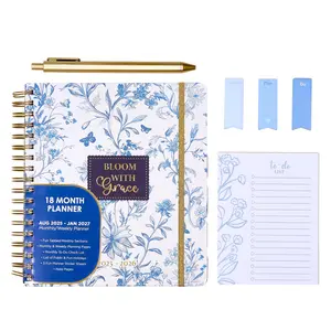 Votum August 2025 to January 2027 Large Back to School Academic Planner- Daily, Weekly & Monthly Organizer with Pens, Stickers, Sticky Notes, and a Sturdy Cover - Organized Chaos Pink
