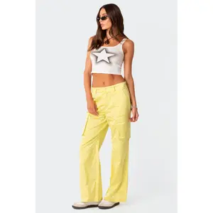 Xianna Nylon Cargo Pants