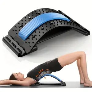 Back Brace for Lower Back Pain Relief, Adjustable Lumbar Support Board, Spinal Decompression Massager, Disc Herniation Pain Relief, Spinal Decompression Stretcher