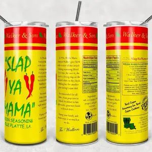 Realistic Snack/food labels | 20oz sublimation tumbler transfer print out Bottle Drinkware 20 oz floral design