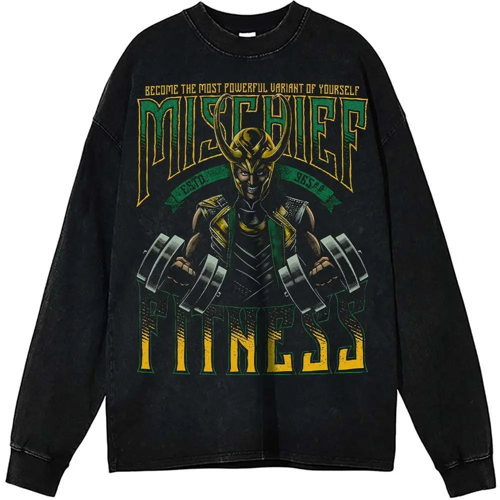 Loki Long Sleeve, MCU Avengers Comics Long Sleeve, Vintage Long Sleeve Tee 45741 1921
