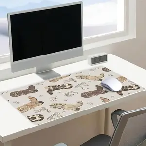 Western Cowboy Boots Pattern Mouse Pad, Rectangle Gaming Mouse Pad, Office Desk Keyboard Mat for Home Office Desk, Desk Accessories