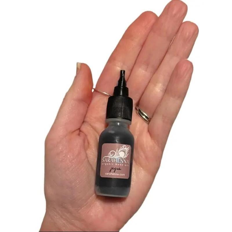 Jagua Gel, Plant Based, Ready to Use, Ultra Dark (Bottles or Cones) Cosmetic Makeup temporary tattoo henna cone