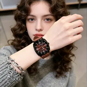 [Easter Gift ] Fashion Watch CasualStylish Open DialWatch Silicone Strap, Unisex Waterproof Watch, Perfectfor All Occasions,cute gifts for girlfriend,holiday gifts for him moissanite men silver Screen Touch Crystal Gold Rose function graffiti number