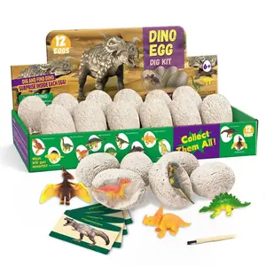 Dinosaur Digging Kit Set, Vintage Adventure Style, Uncover Surprise Dinosaur Models, Suitable for Kids Aged 6+, Party Gifts, Group Activities