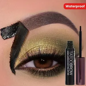 Peel-off eyebrow tint stick - Long-lasting, semi-permanent dark brown and natural black, suitable for all skin types, professional formula for vibrant, smudge-proof brows, and enhanced brows | Natural look | Smudge-proof formula, Brow Stain