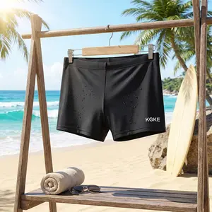 Men's Athletic Swim Jammers Quick Dry Shorts - Durable Team Swimsuits with Drawstring Competition Swimming UPF50+ Professional Training Swimwear for Lap Pool Water Sports