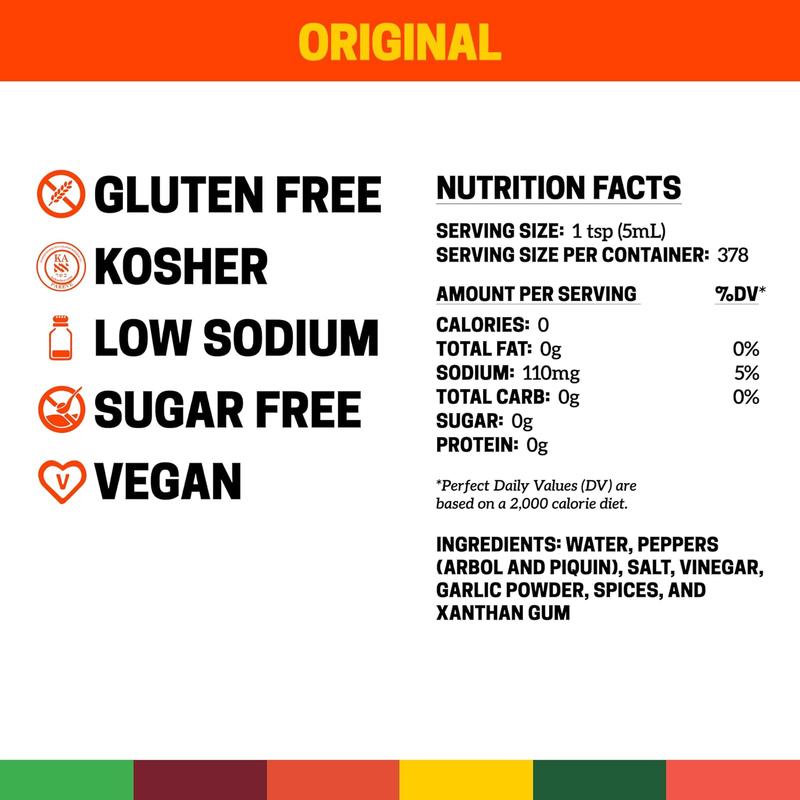 [Hot 2026!!!] Cholula Original Hot Sauce, 64 fl oz - One 64 Fluid Ounce Bulk Container of Hot Sauce with Mexican Peppers and Signature Spice Blend, Perfect with Tacos, Eggs, Wings, Chicken and More